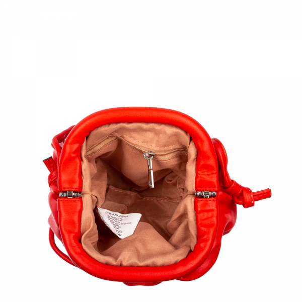 Γυναικεία τσάντα Banila κόκκινη, 5 - Kalapod.gr